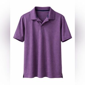 Classic Purple Men's Polo Shirt